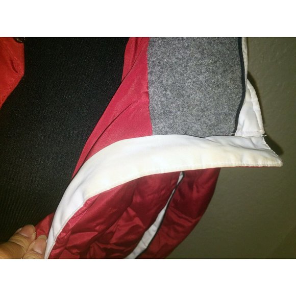 Red WEATHERTECH Jacket Mens LARGE Winter Skiing Water Repellant - Picture 10 of 11